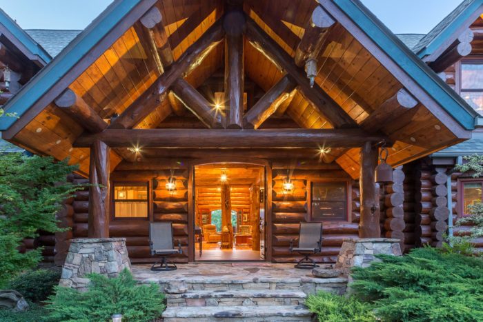 Log Cabin Large Yellowstone Log Homes